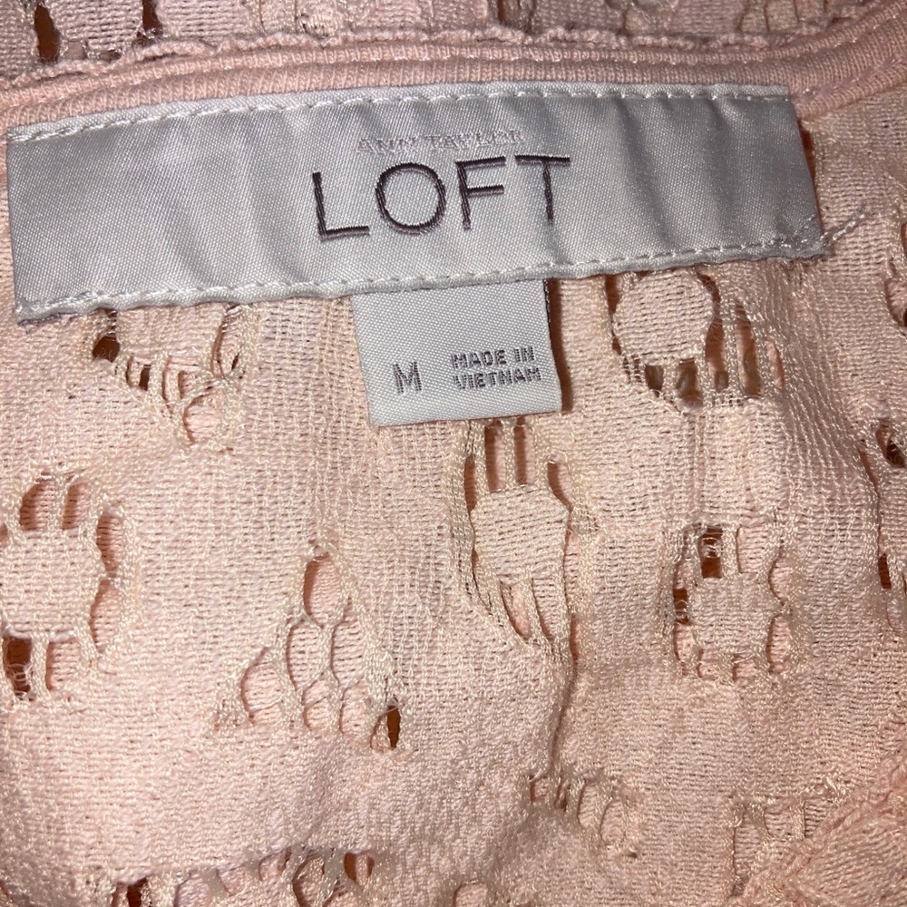 Loft Pink Top Medium - image 3